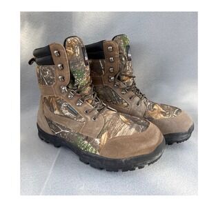 Itasca Waterproof 3M Thinsulate Camo Hunting Boots Mens Size 14 Used Condition